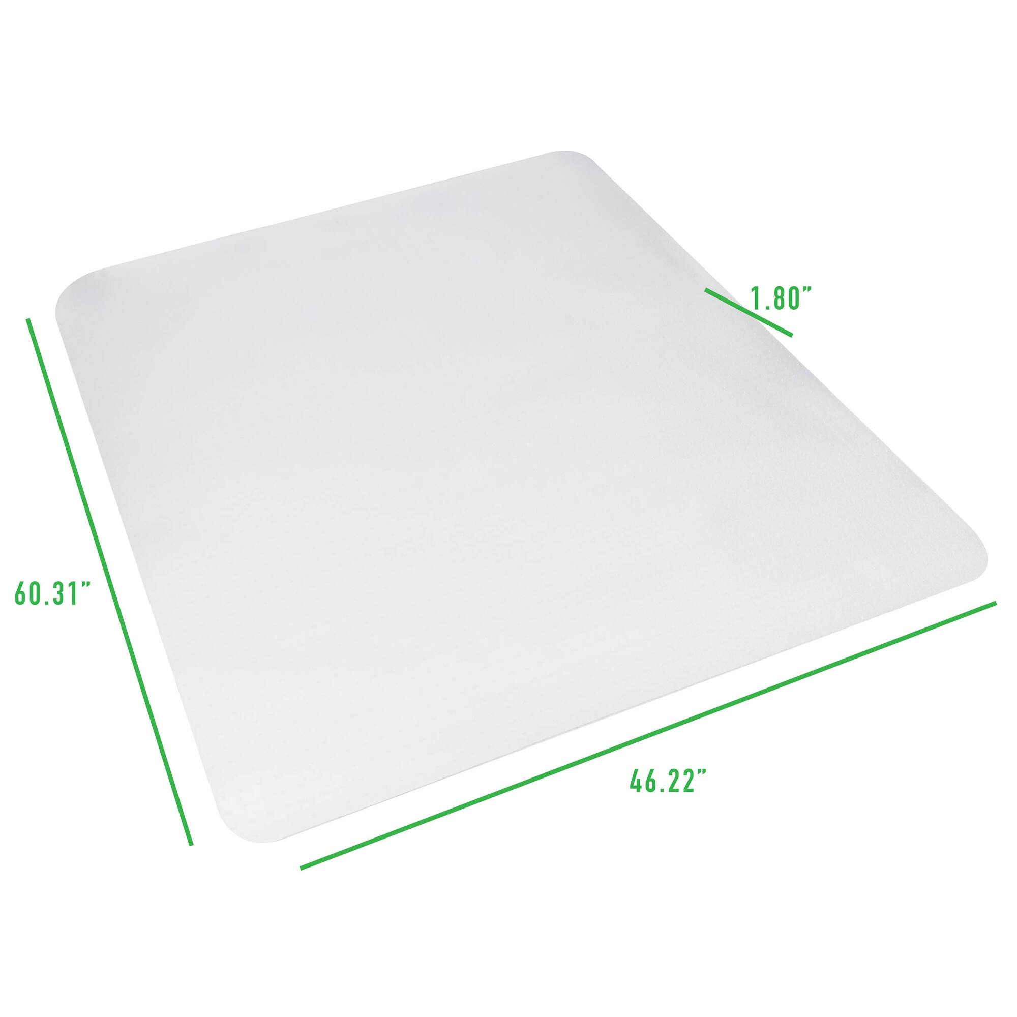 Mind Reader Rectangular Spike Design Carpet Protection Mat